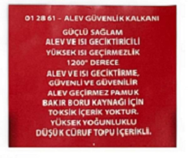KAYNAK ALEV KORUYUCU KEÇE 20X20 10 MM