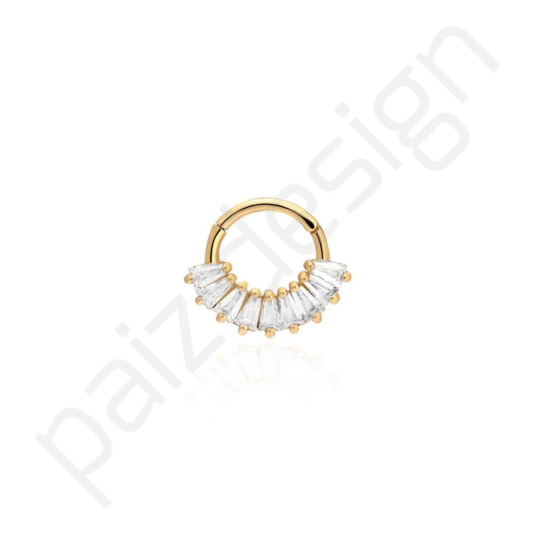 Paiz14 K Altın Halka Piecing