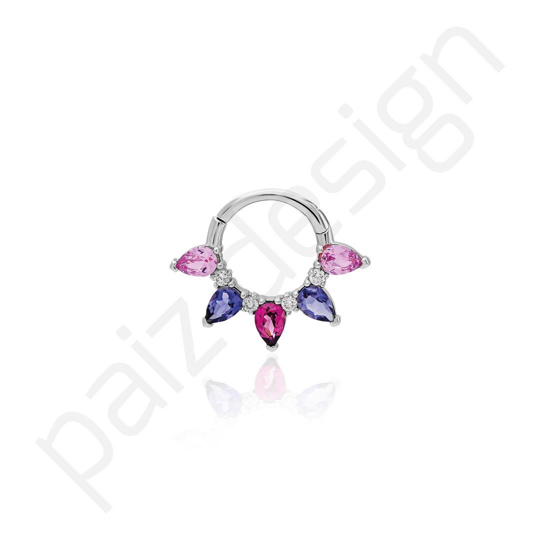 Paiz14 K Altın Halka Piercing