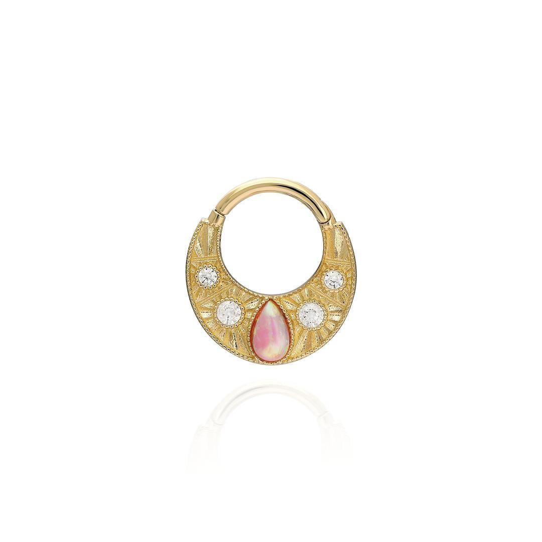 Paiz14 K Altın Halka Piercing