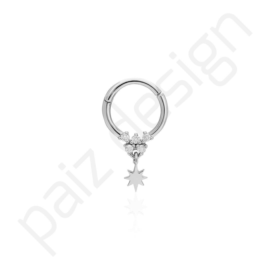 Paiz14 K Altın Halka Piercing