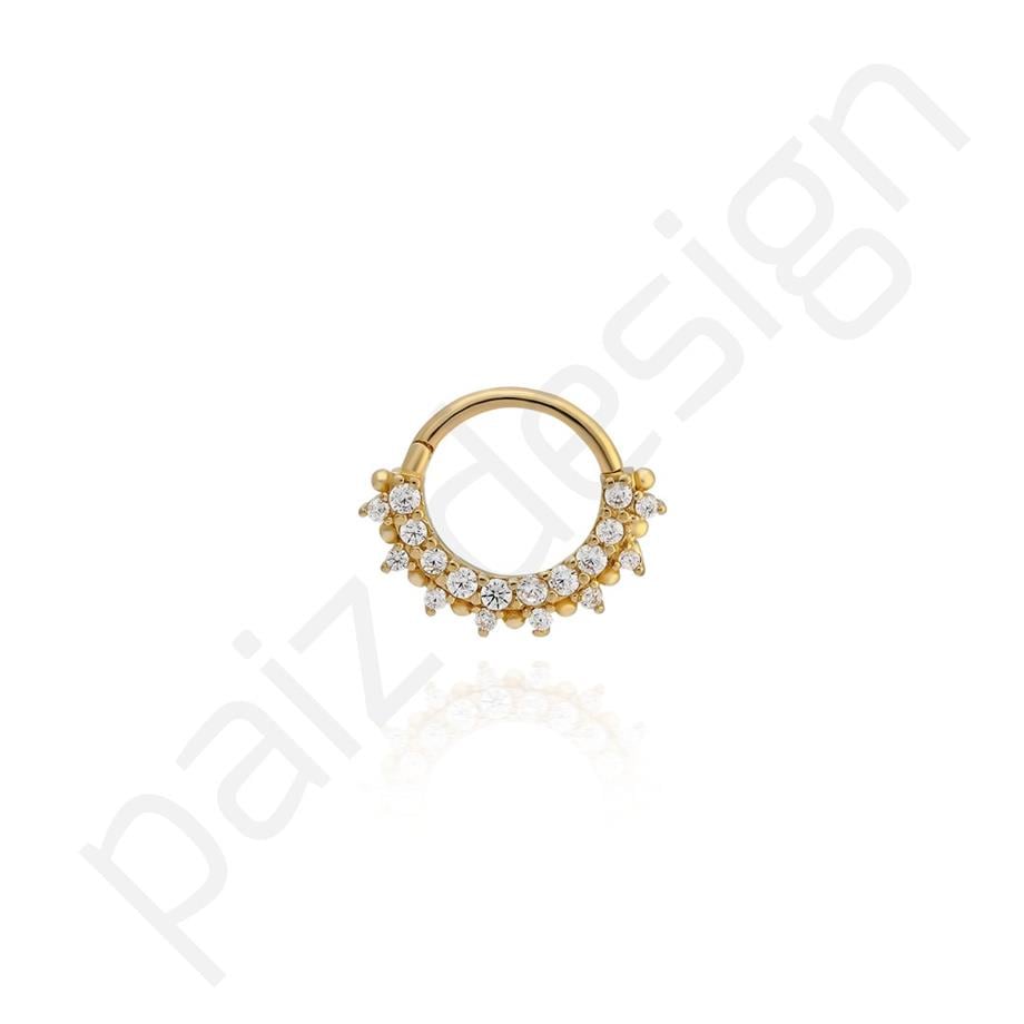 Paiz14 K Altın Halka Piercing