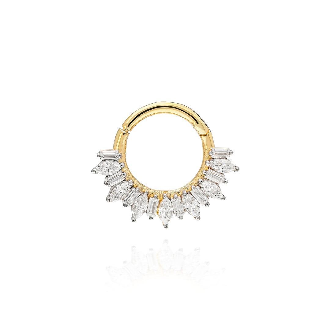 Paiz14 K Altın Halka Piercing