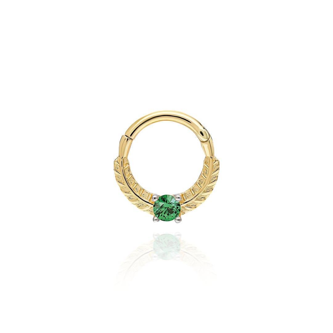 Paiz14 K Altın Halka Piercing
