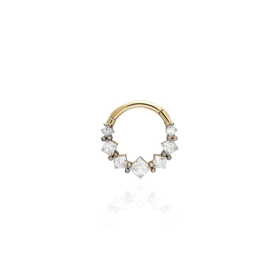Paiz14 K Altın Halka Piercing