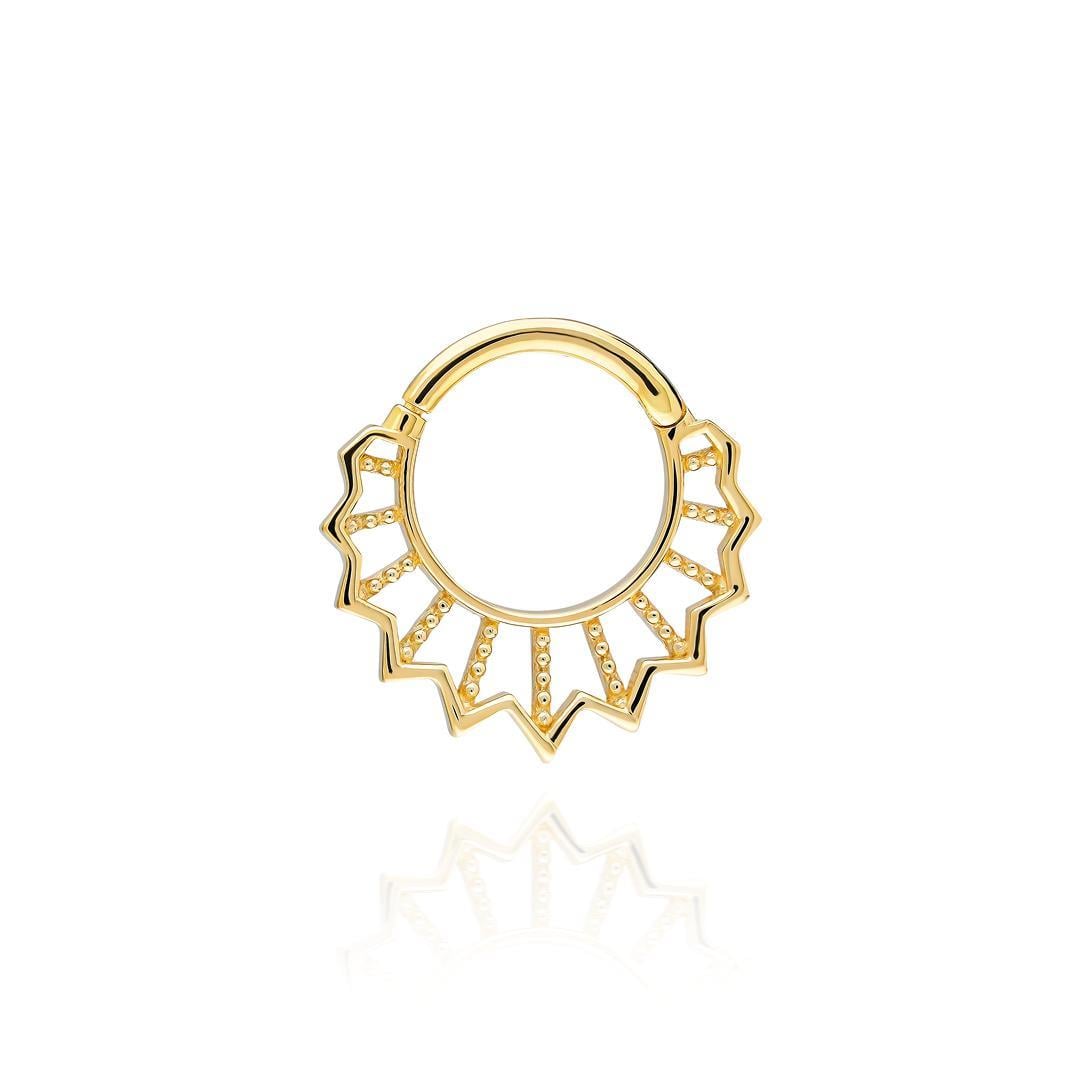 Paiz14 K Altın Halka Piercing