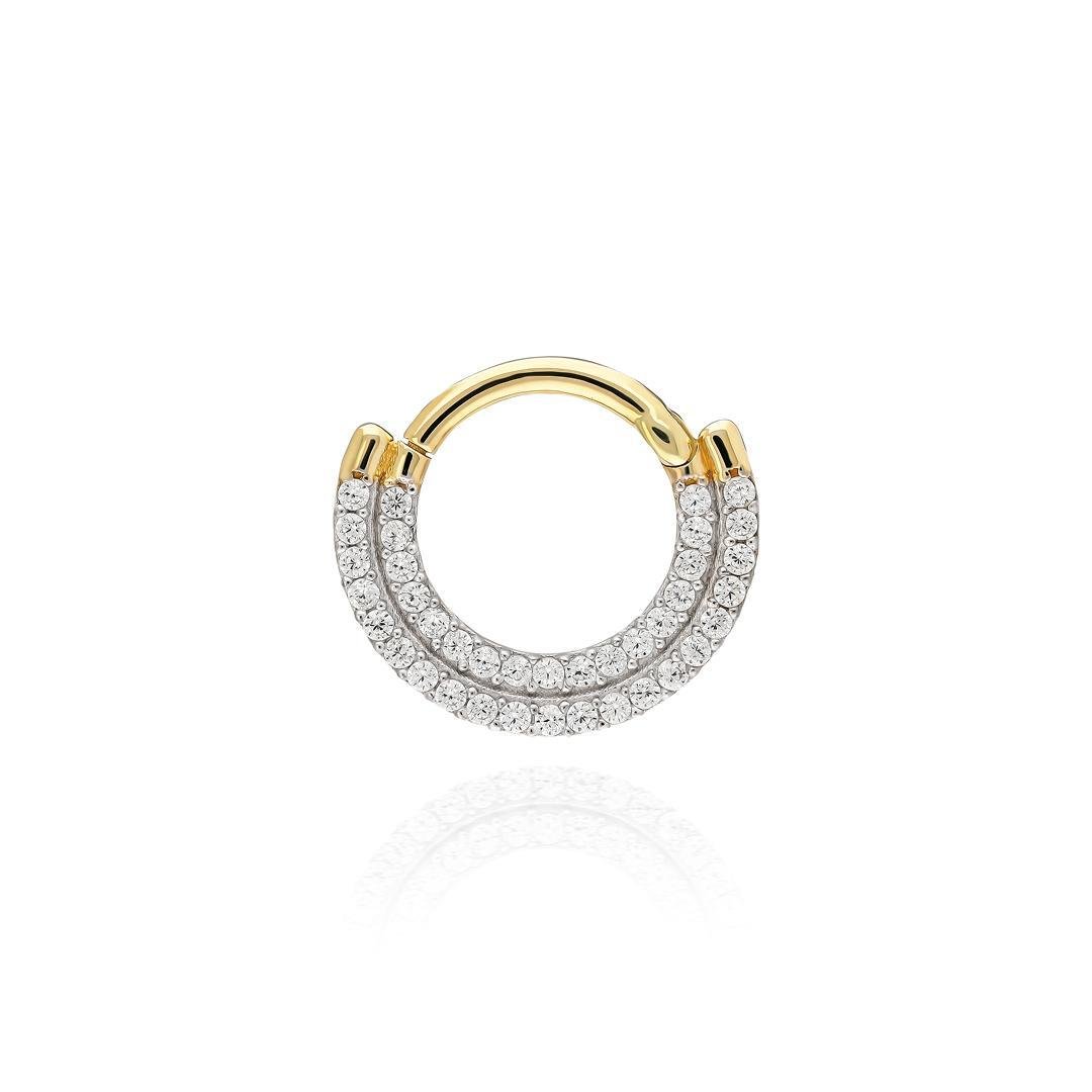 Paiz14 K Altın Halka  Piercing