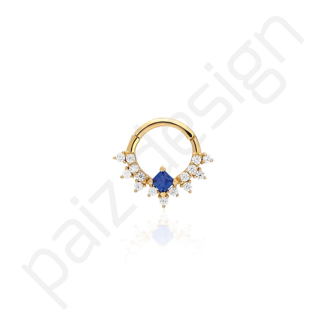 Paiz14 K Altın Halka Piercing