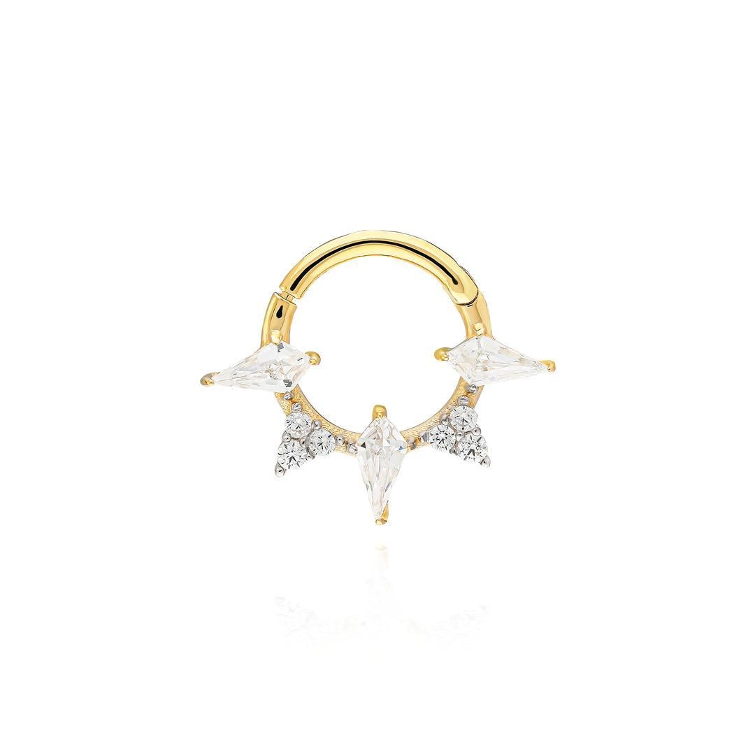Paiz14 K Altın Halka Piercing