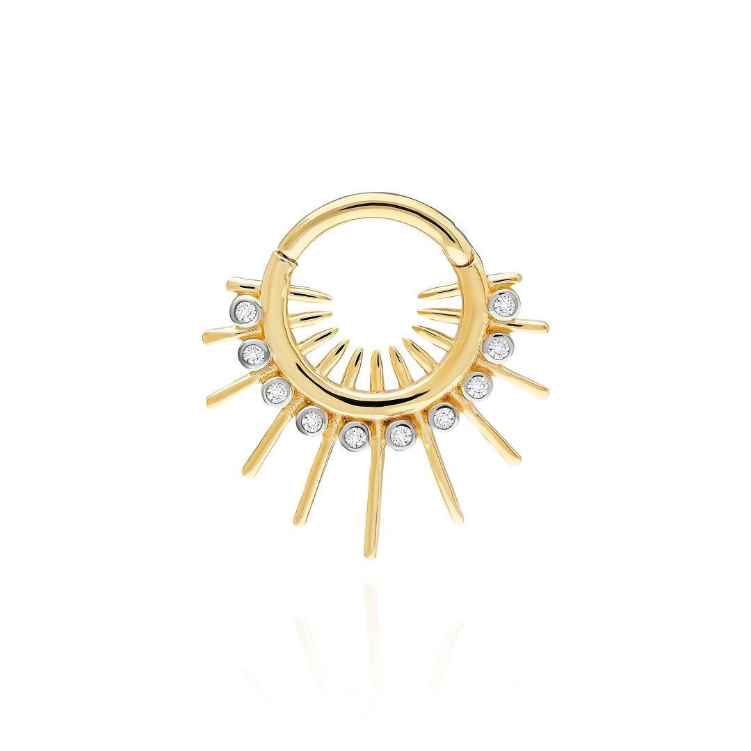 Paiz14 K Altın Halka Piercing