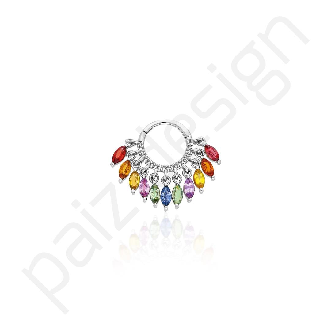 Paiz14 K Altın Halka Piercing