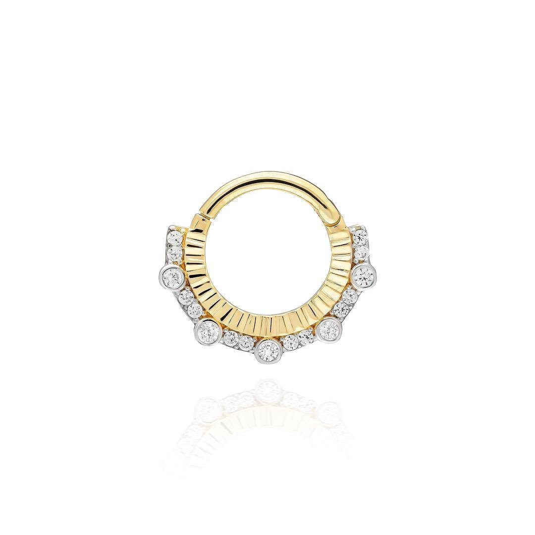 Paiz14 K Altın Halka Piercing