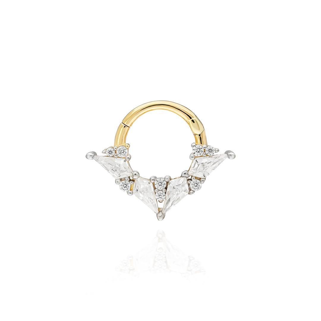 Paiz14 K Altın Halka Piercing