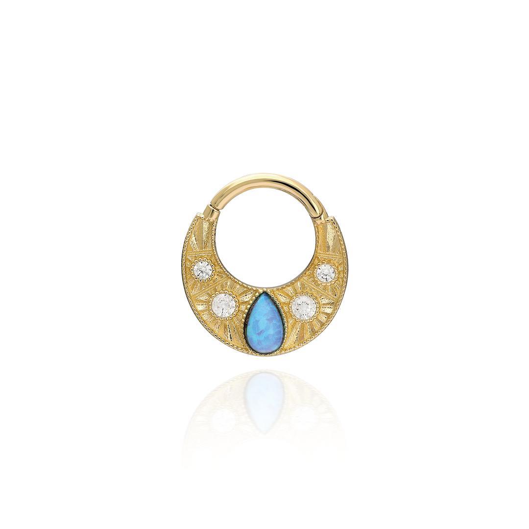Paiz14 K Altın Halka Piercing