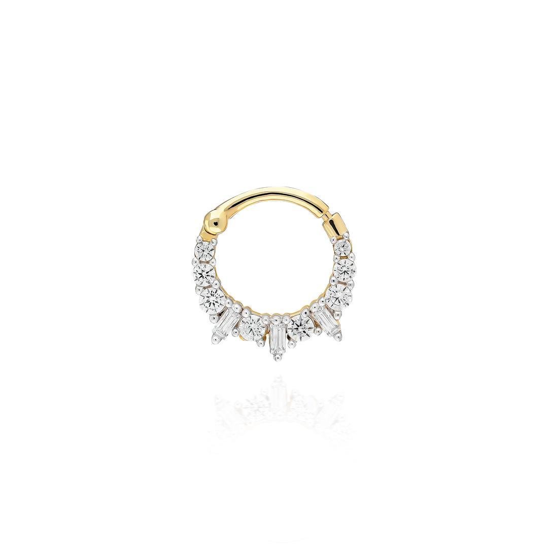 Paiz14 K Altın Halka Piercing