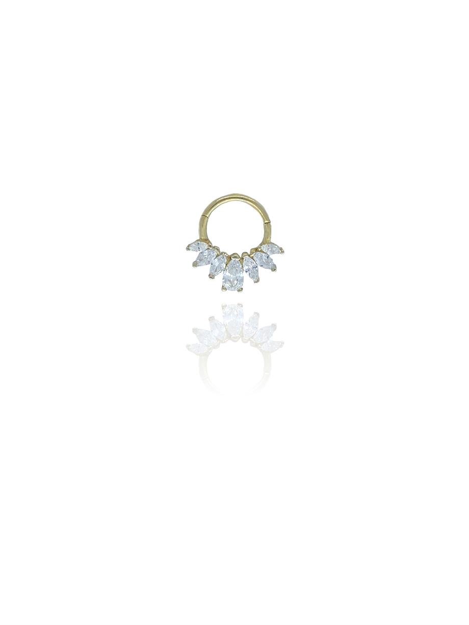 Paiz14 K Altın Halka Piercing