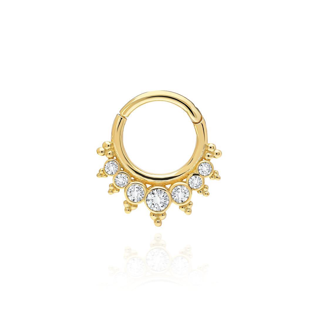 Paiz14 K Altın Halka Piercing