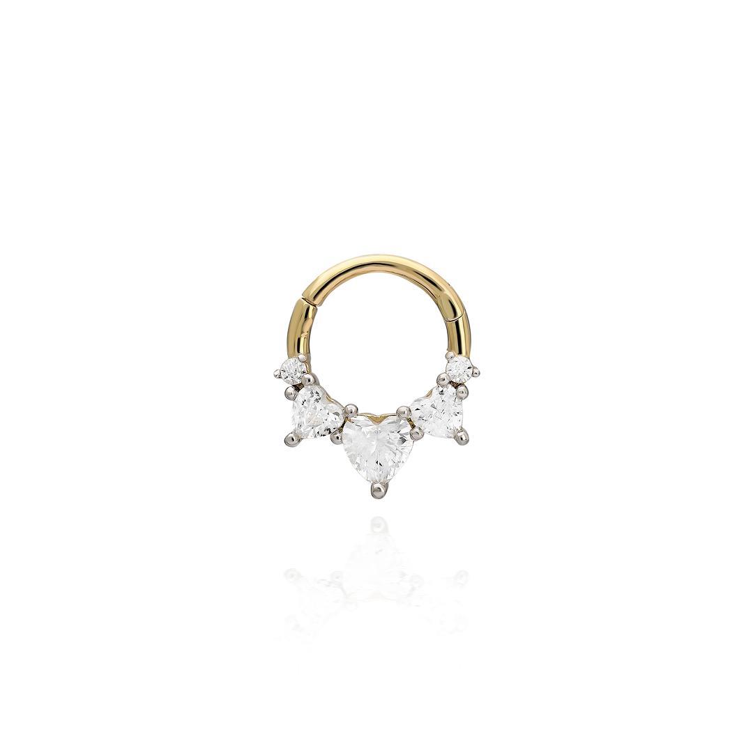 Paiz14 K Altın Halka Piercing