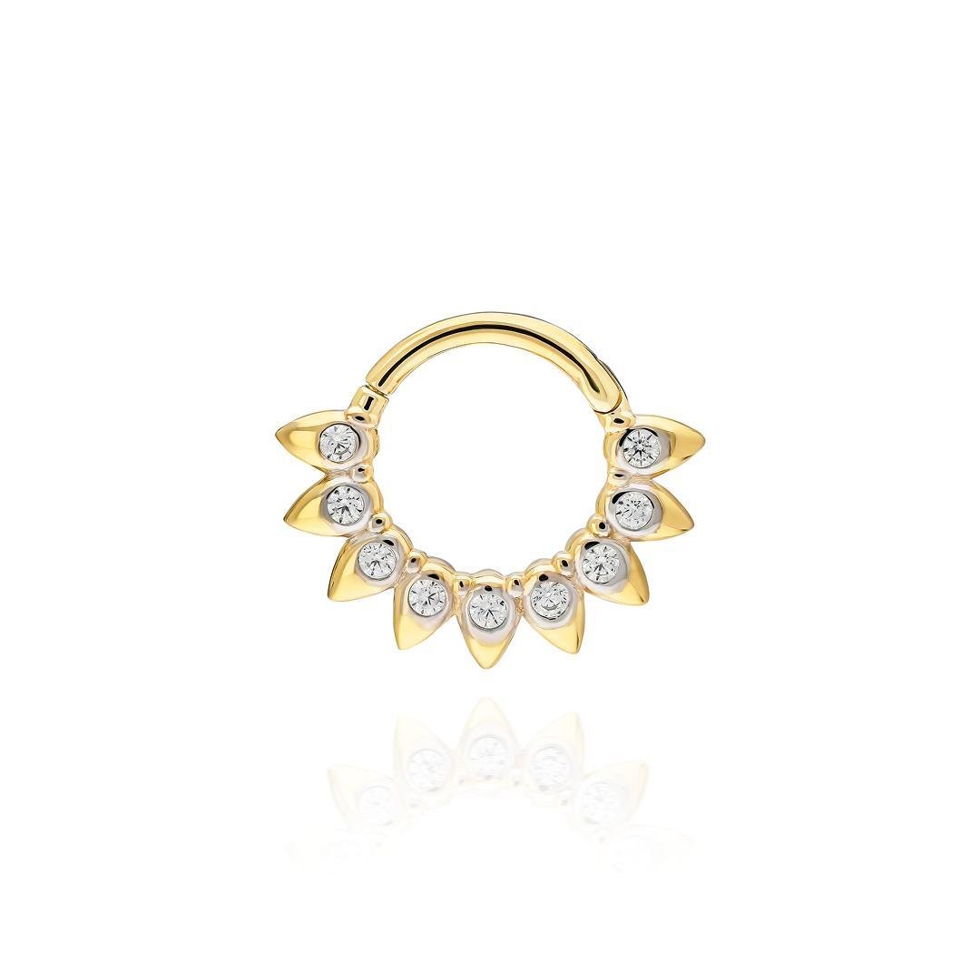 Paiz14 K Altın Halka Piercing