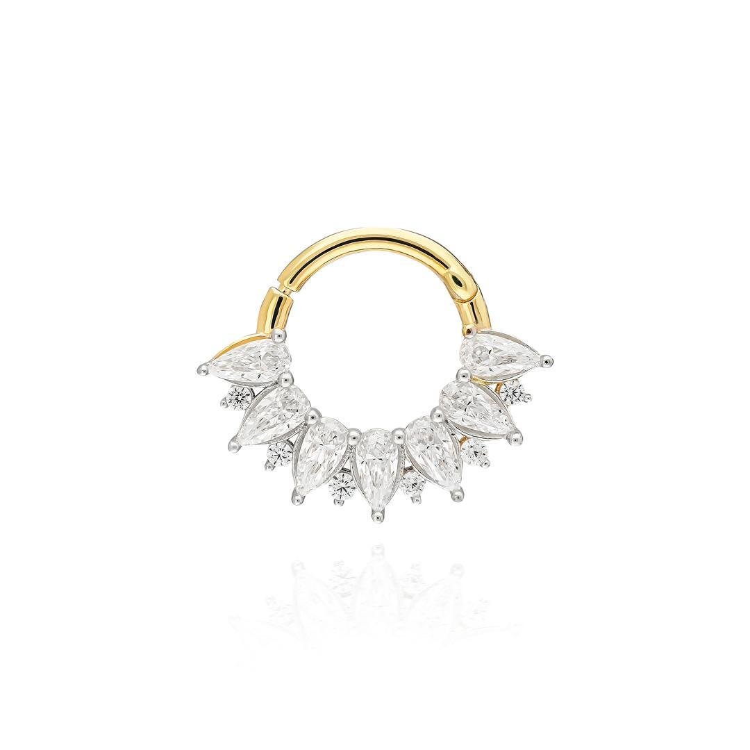 Paiz14 K Altın Halka Piercing