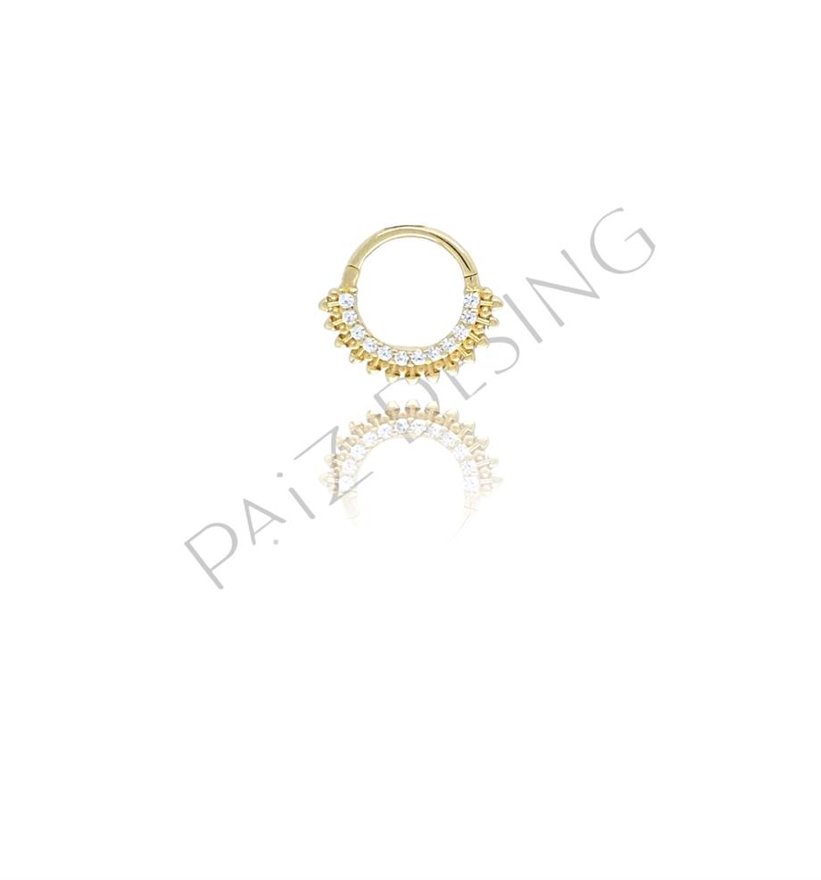 Paiz14 K Altın Halka Piercing