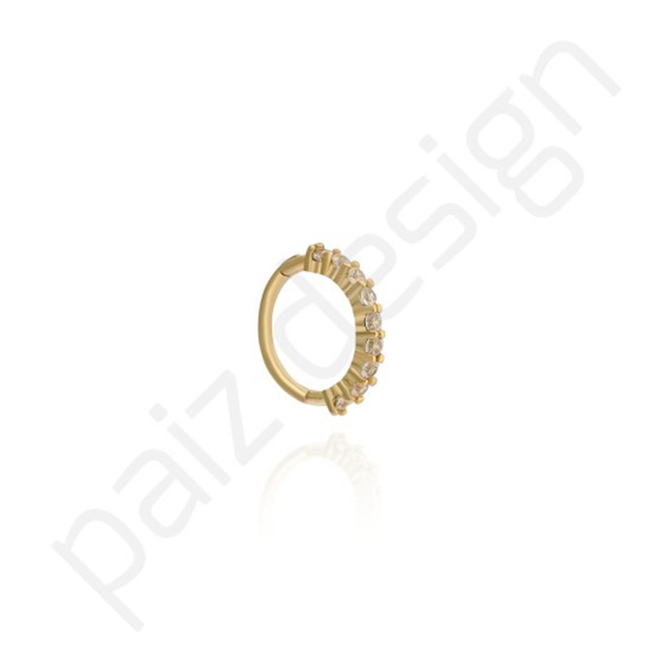 Paiz14 K Altın Halka Piercing