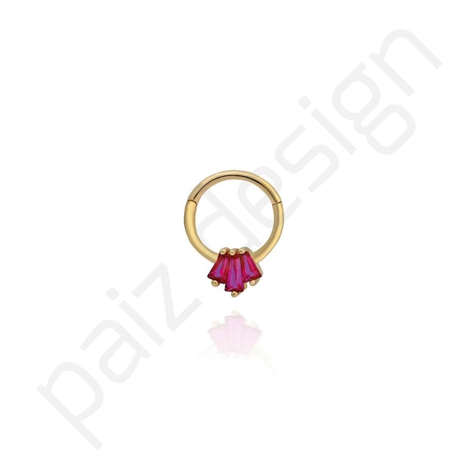Paiz14 K Altın Halka Piercing