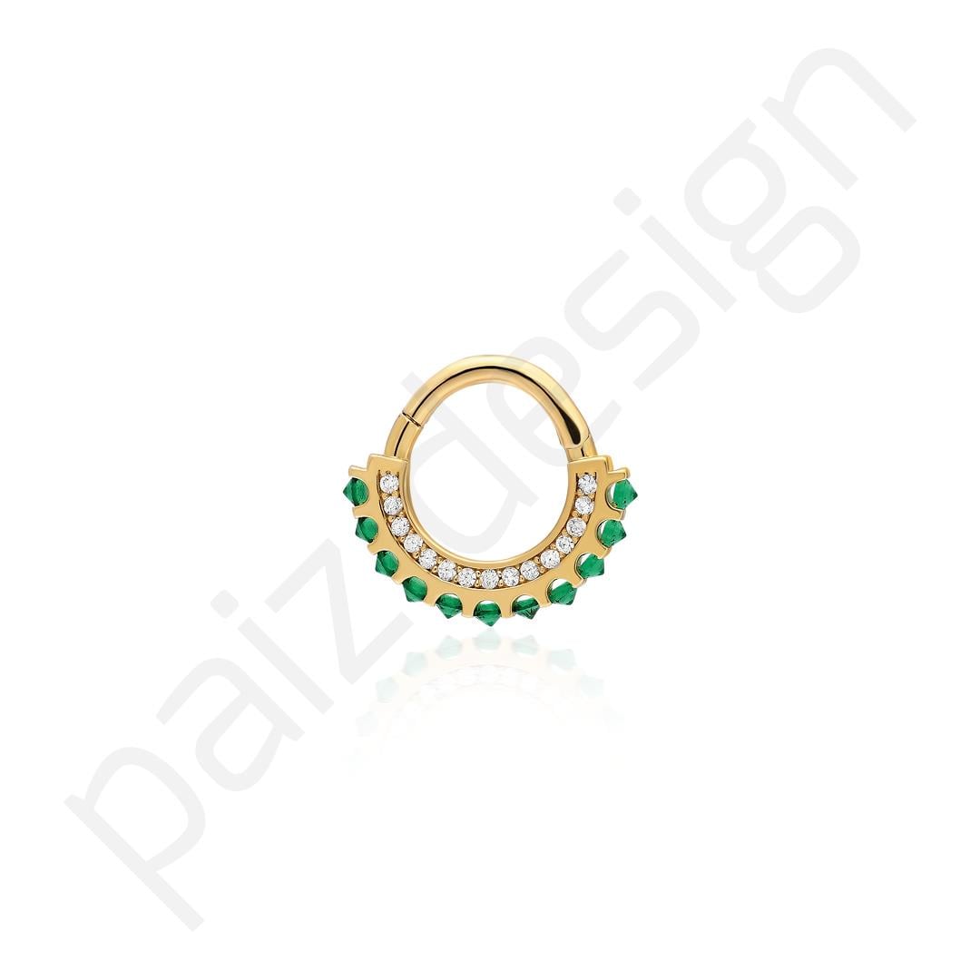 Paiz14 K Altın Halka Piercing