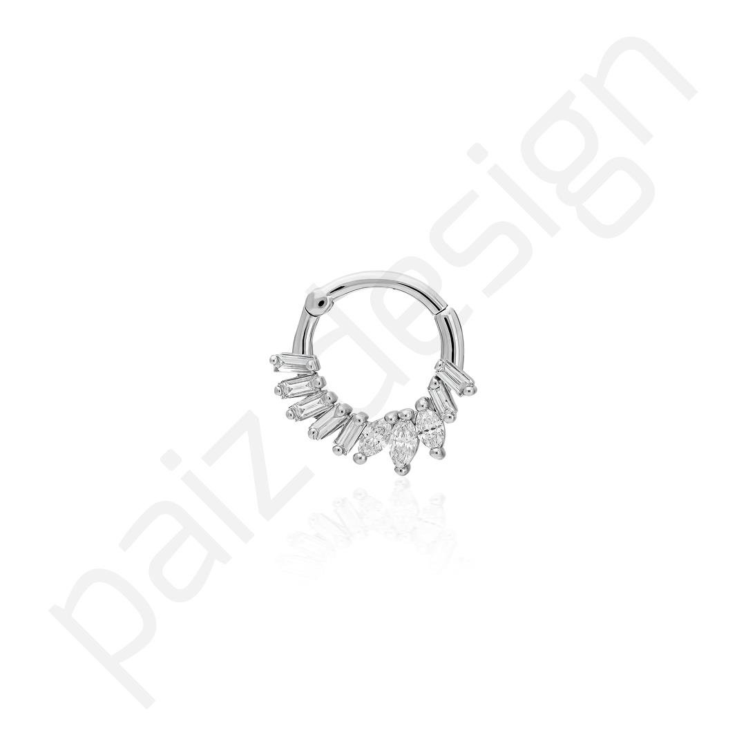 Paiz14 K Altın Halka Piercing