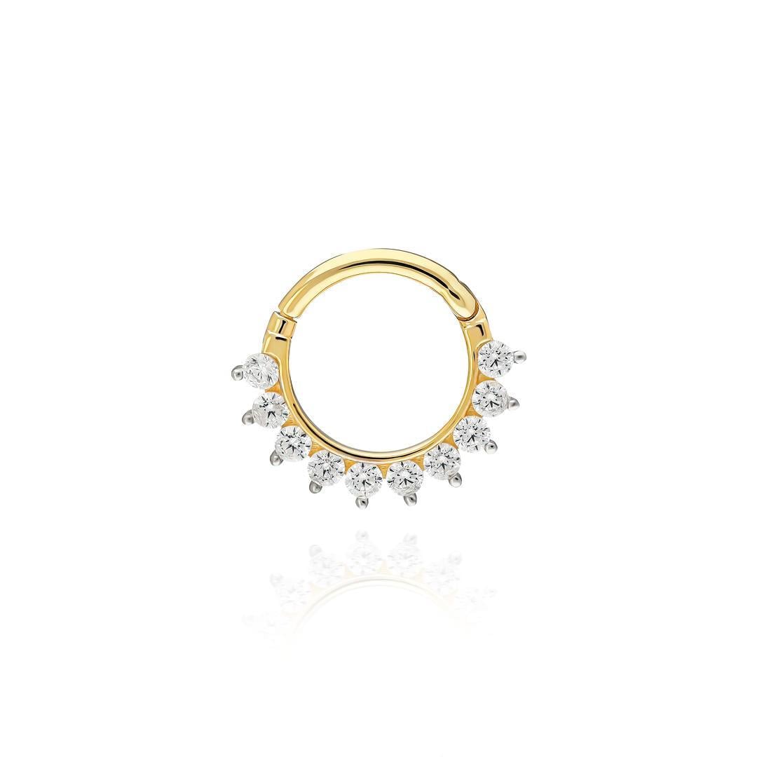 Paiz14 K Altın Halka Piercing