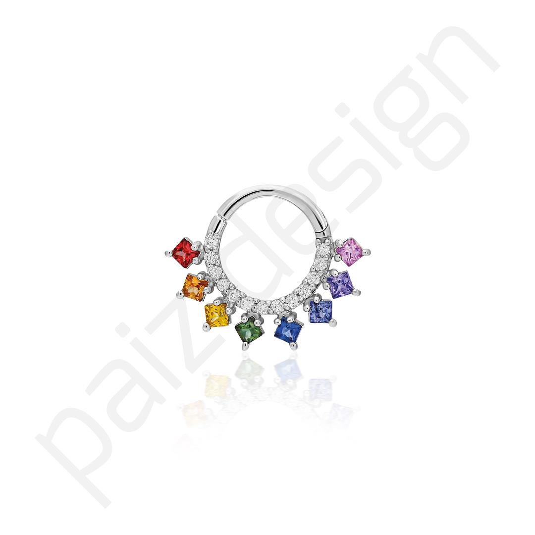 Paiz14 K Altın Halka Piercing