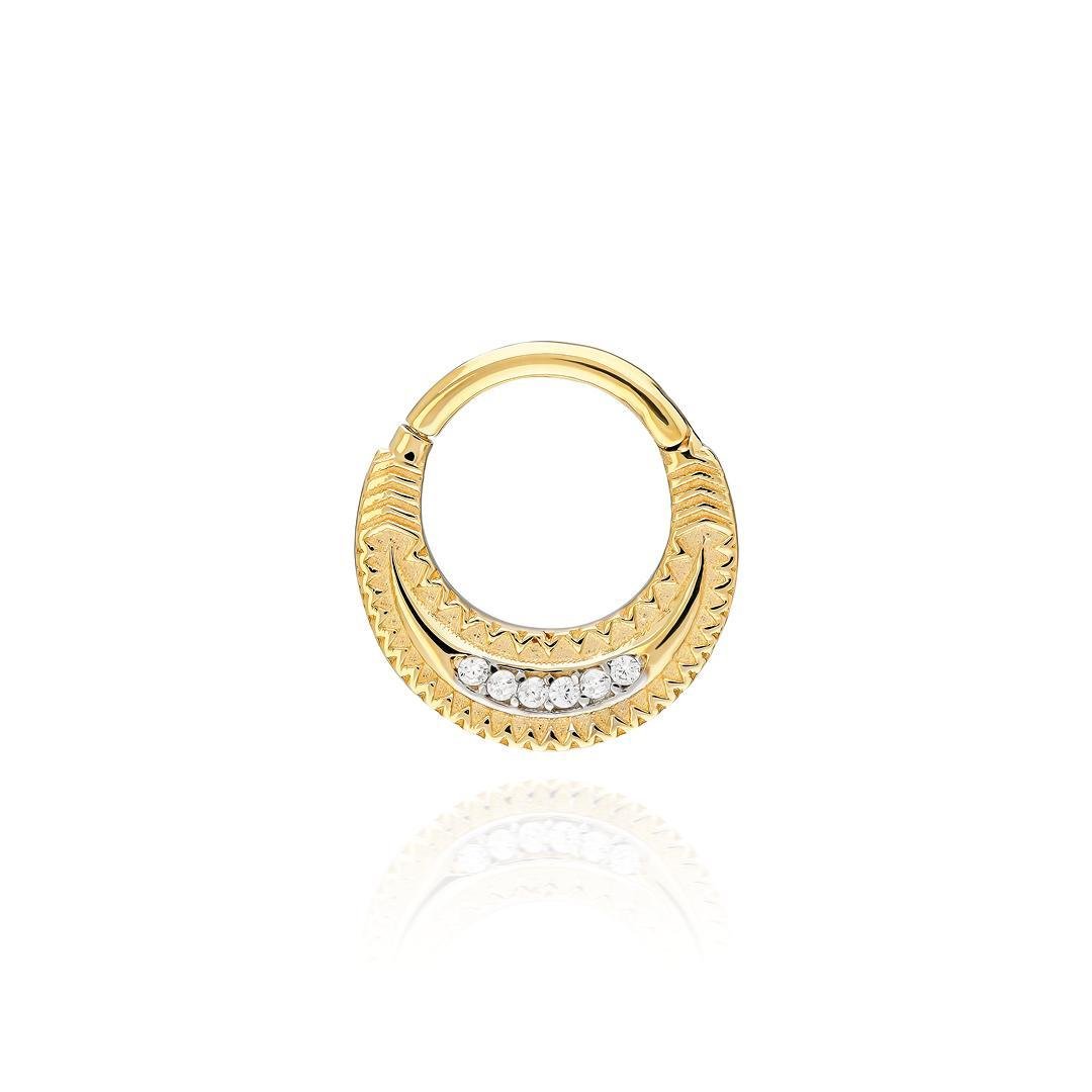 Paiz14 K Altın Halka Piercing