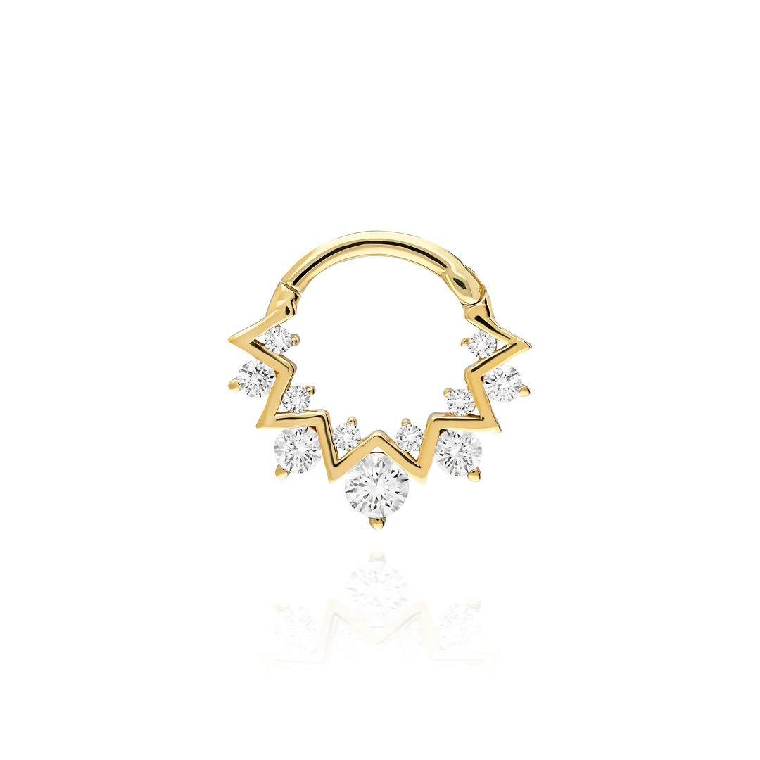 Paiz14 K Altın Halka Piercing
