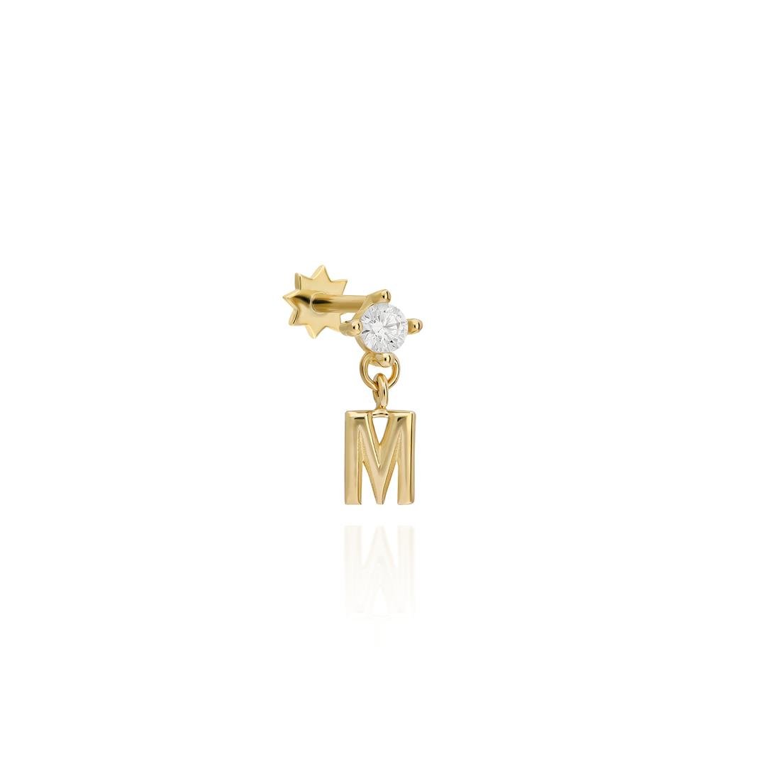 Paiz14 K Altın Piercing 