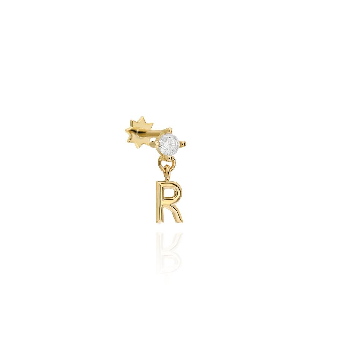 Paiz14 K Altın Piercing 