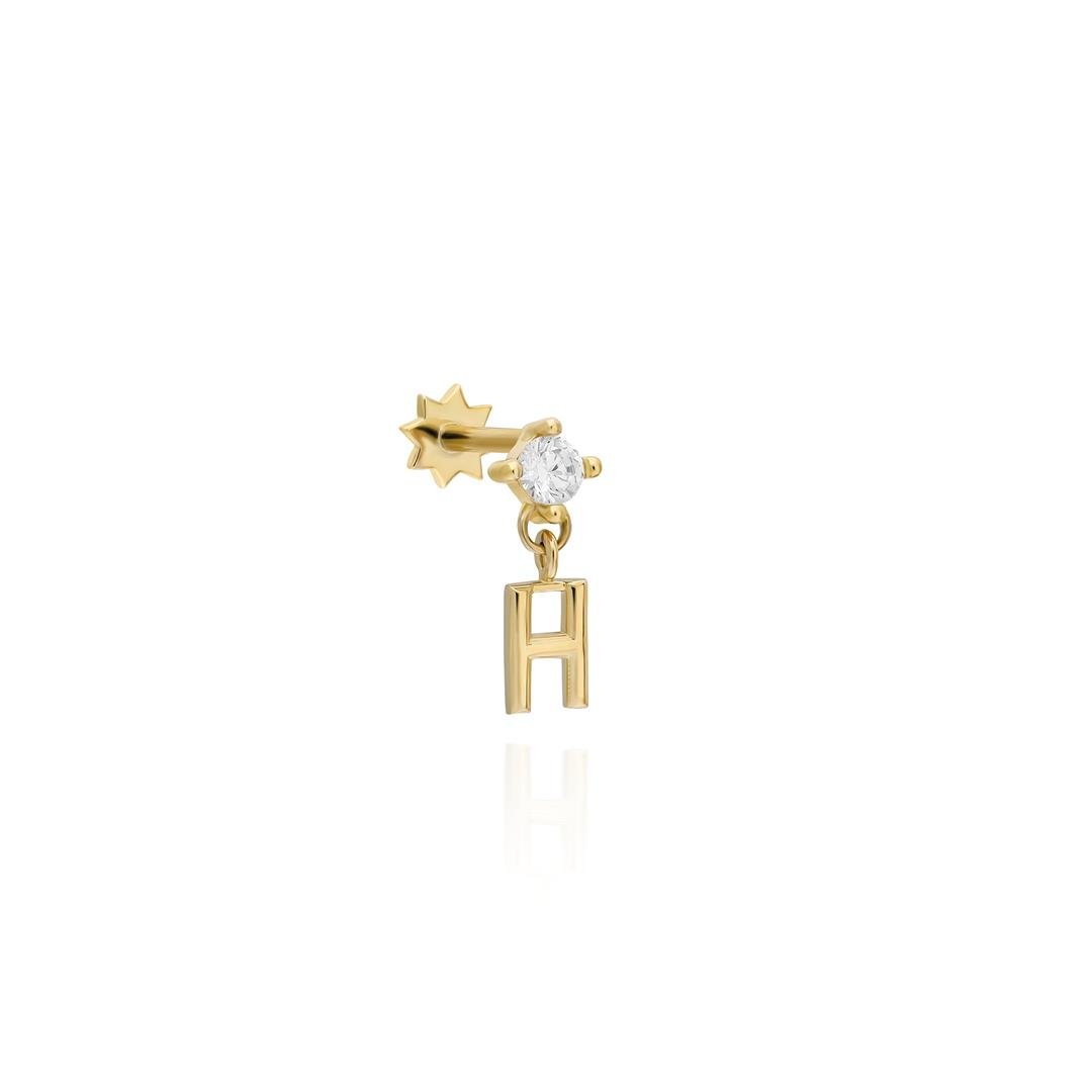 Paiz14 K Altın Piercing 
