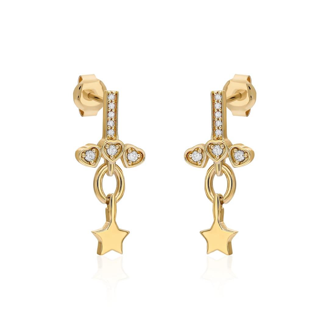 Paiz14 K Altın Piercing