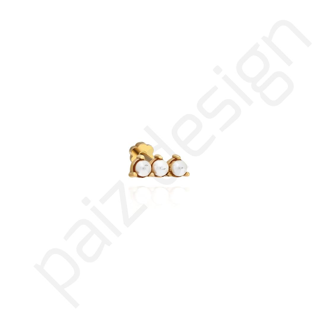 Paiz14 K Altın Piercing