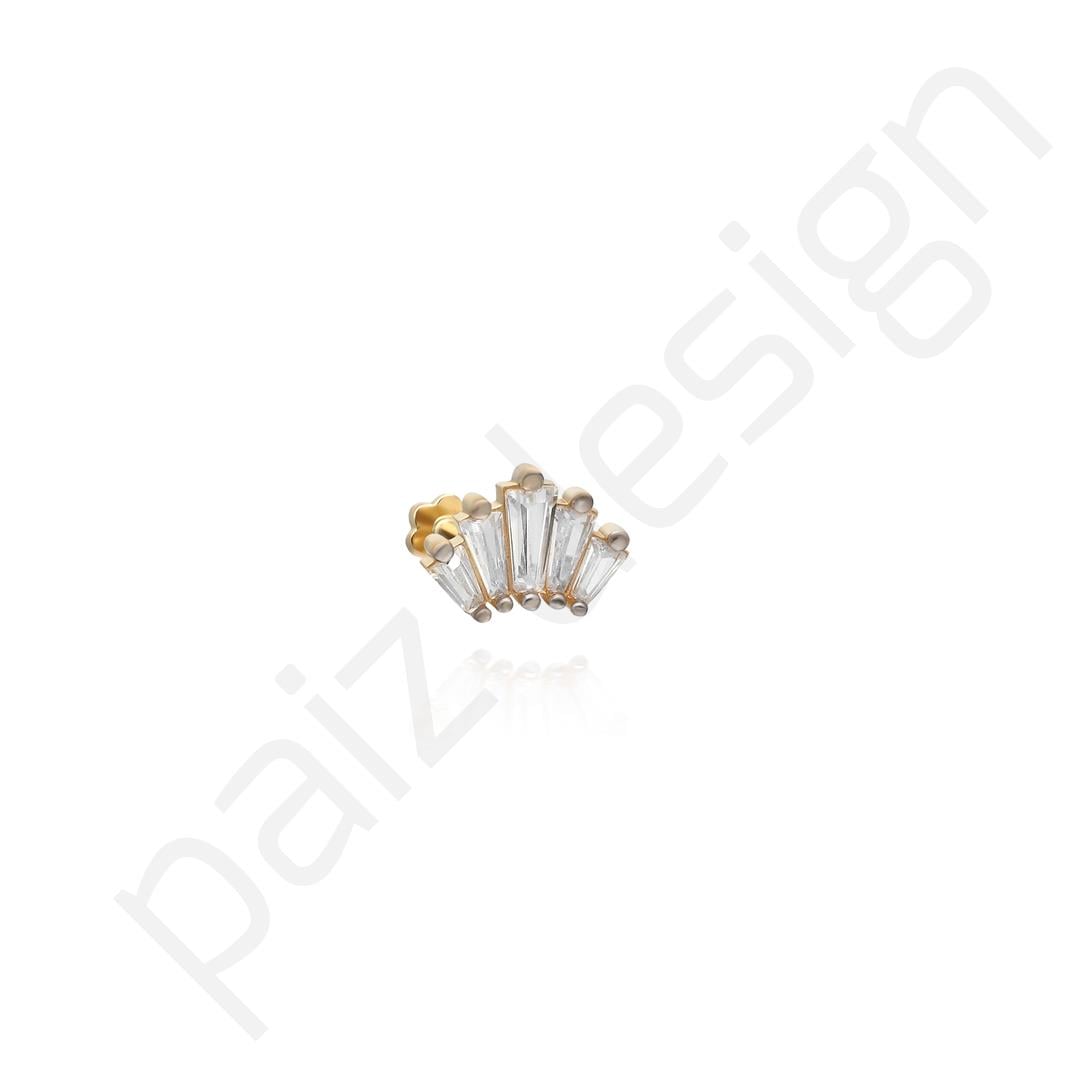 Paiz14 K Altın Piercing