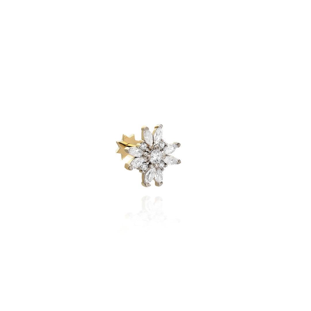 Paiz14 K Altın Piercing