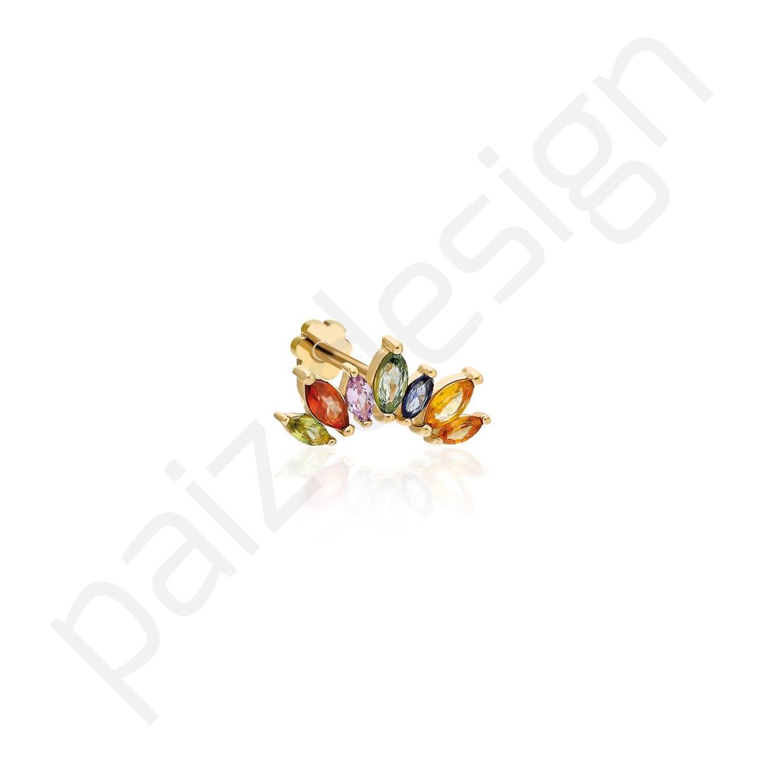 Paiz14 K Altın Piercing