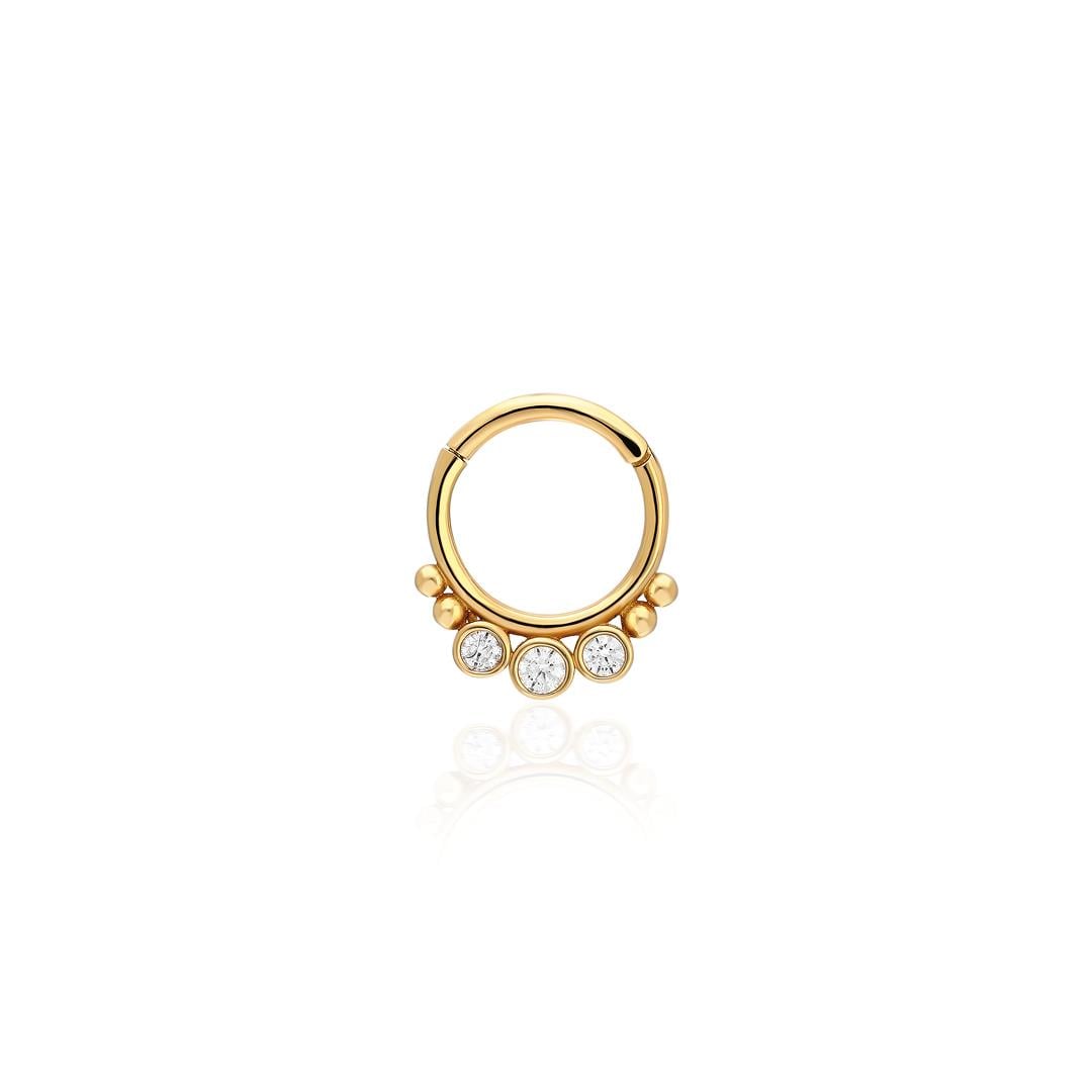 Paiz14 K Altın Piercing