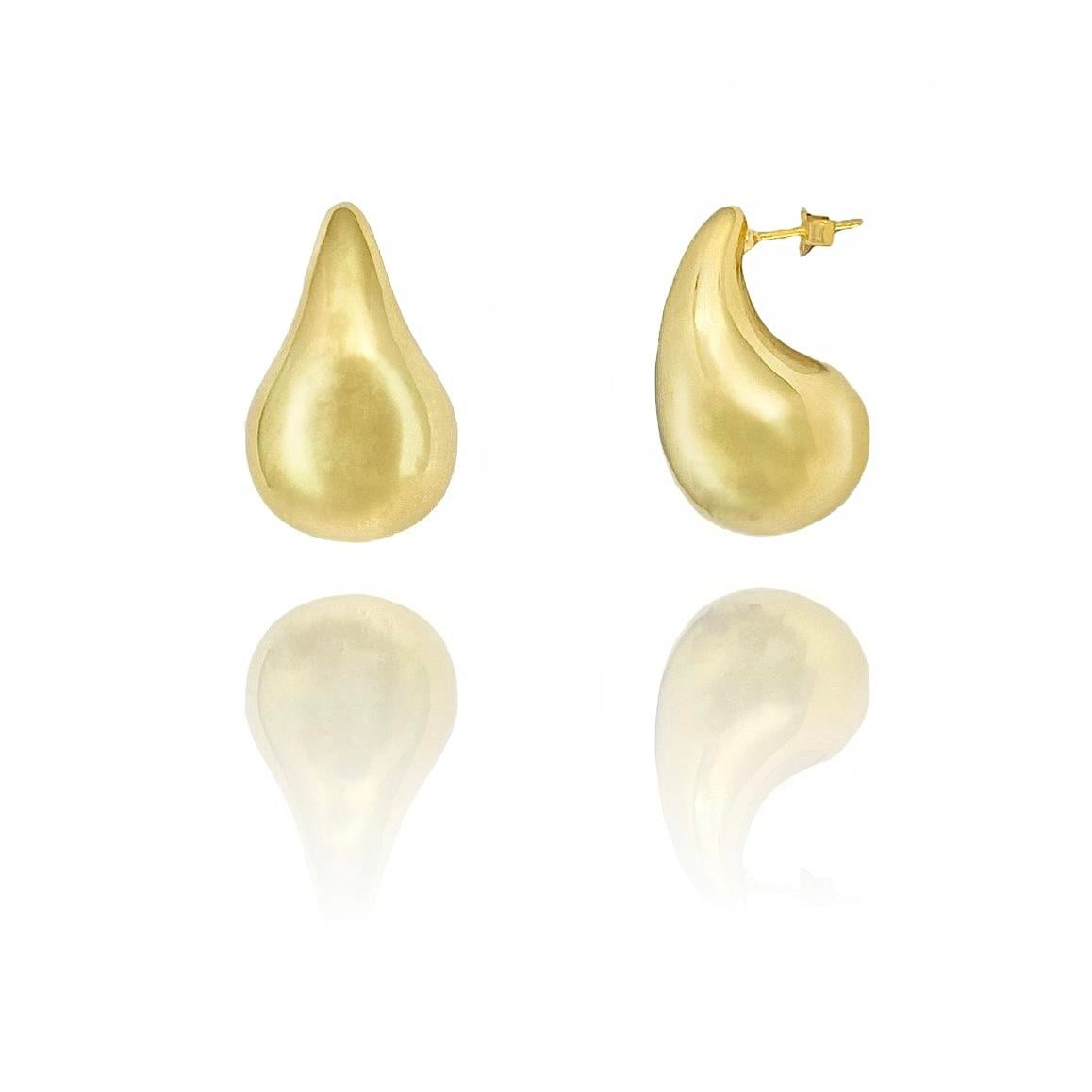 PaizGold Büyük  Damla Küpe