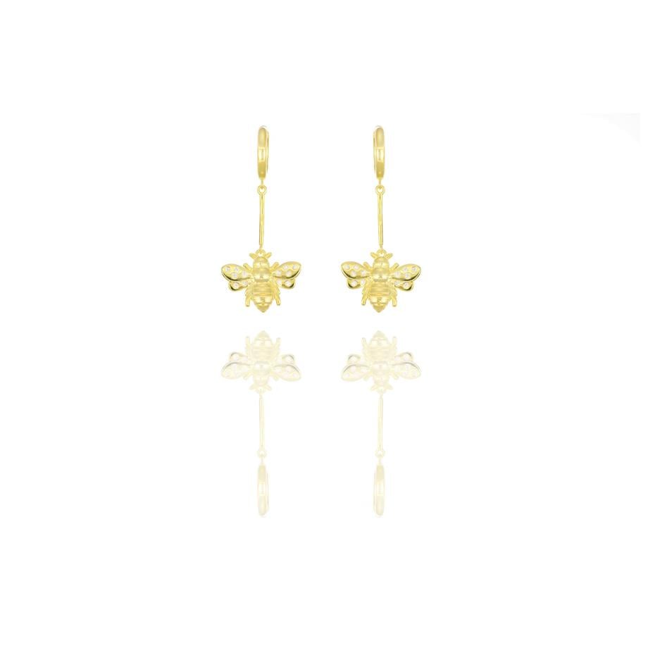 PaizGold Halka Arı Küpe 