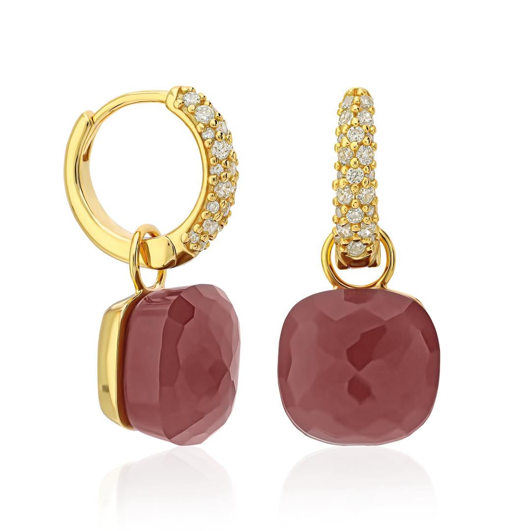 PaizGold Taşlı Küpe 