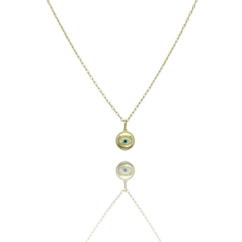 Paizİthal Gold Göz Kolye