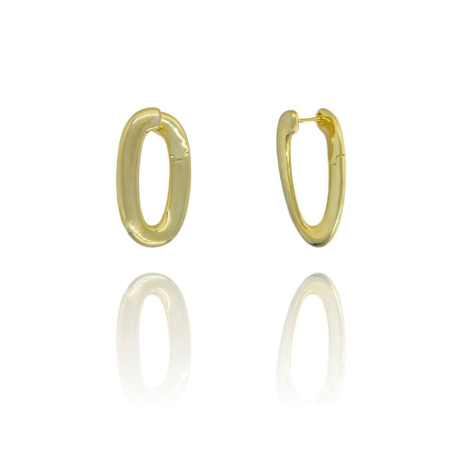 Paizİthal Gold Halka Küpe 