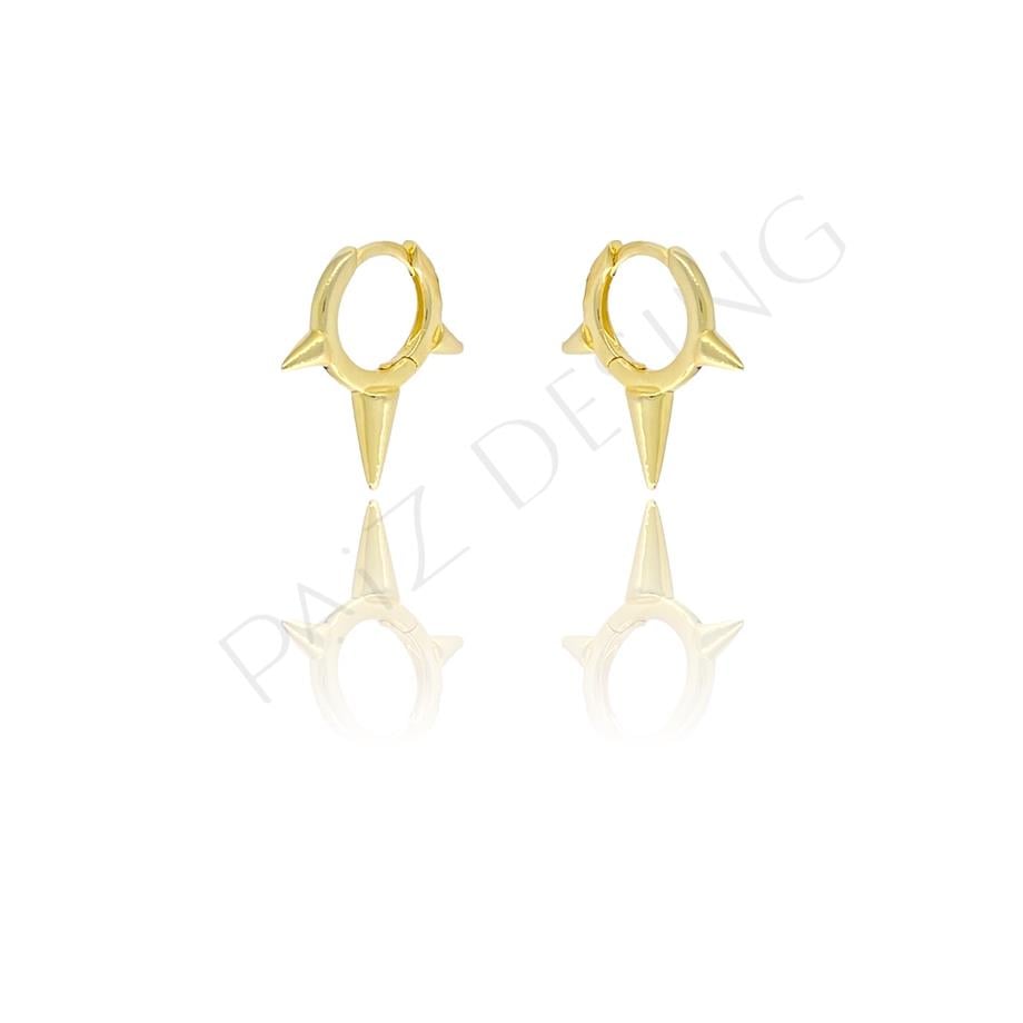Paizİthal Gold Halka Küpe 
