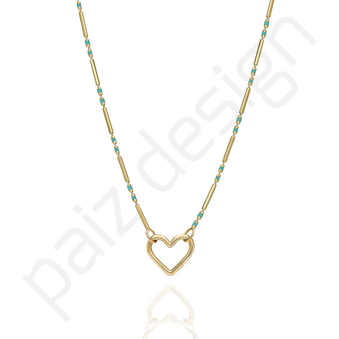 PaizLongtivity Heart Kolye 