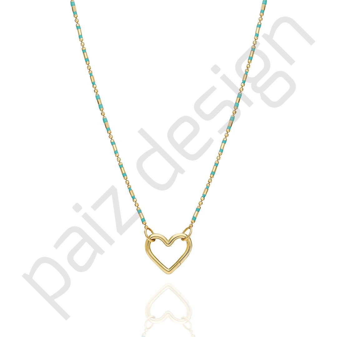 PaizLongtivity Heart Kolye 